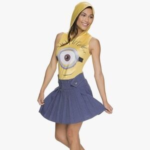 Rubie’s Costume Women’s Minion Face Hooded Costume Dress